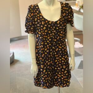 Madewell floral button down dress size 12